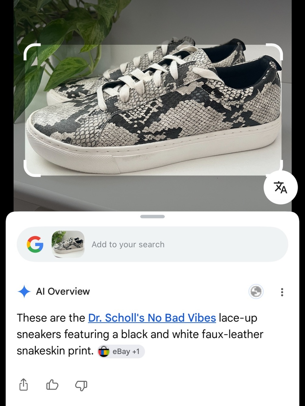 NEW Dr Sholl’s Snakeskin No Bad Vibes Lace Up Sneakers, Size 9 - Picture 14 of 14